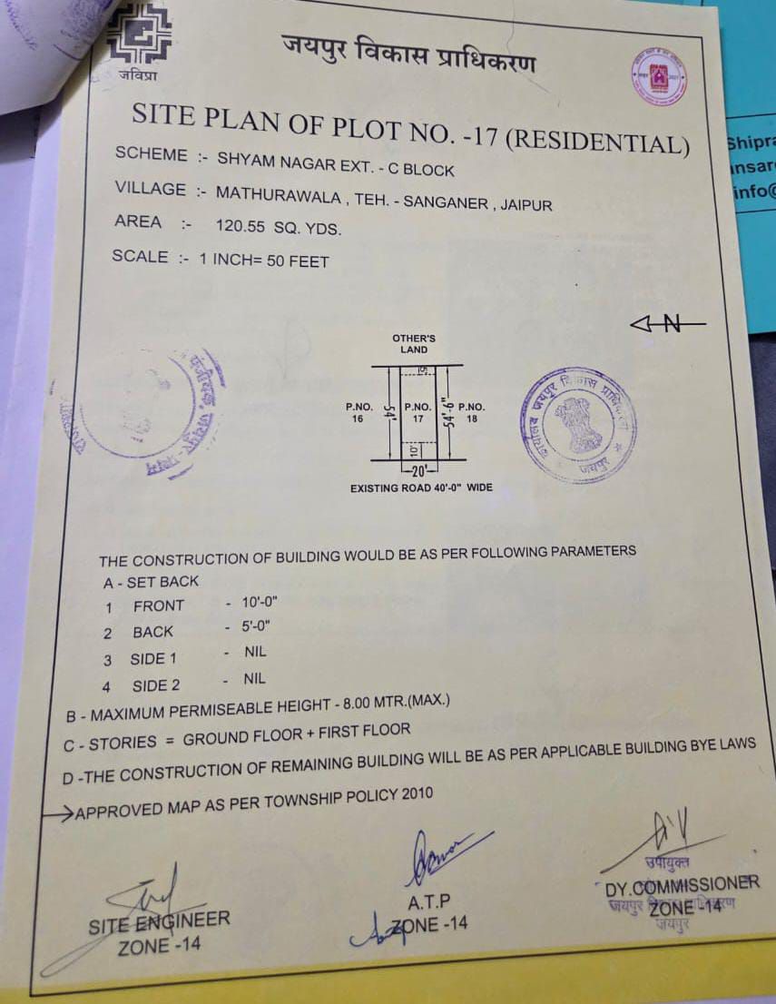 JDA Approved Residential Plots in Jagatpura Jaipur for Sale-Jagatpura-Jaipur